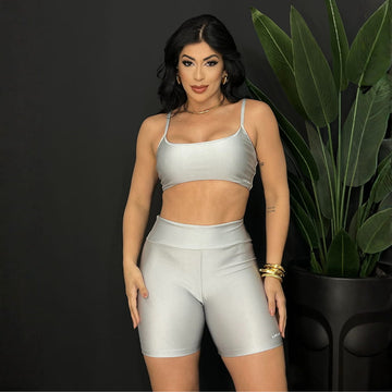 Bermuda Fitness Feminino Alo Trilobal - LP71