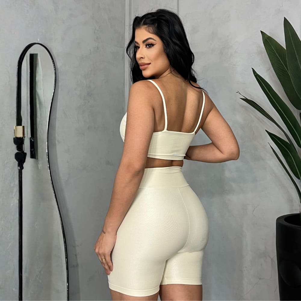 Top Fitness Feminino Flow Microcanelado - LP73