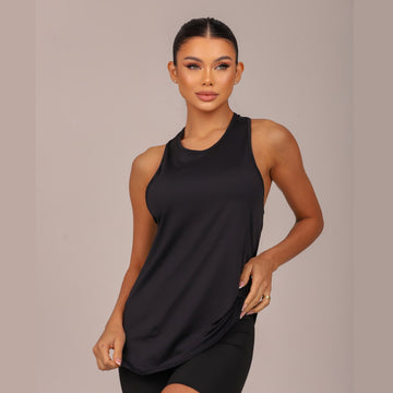 Regatão Fitness Feminino Preto Dry Lopana - LP115