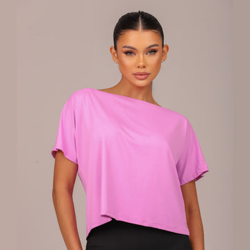 Blusa Fitness Feminina Flora Rosa Lopana - LP79