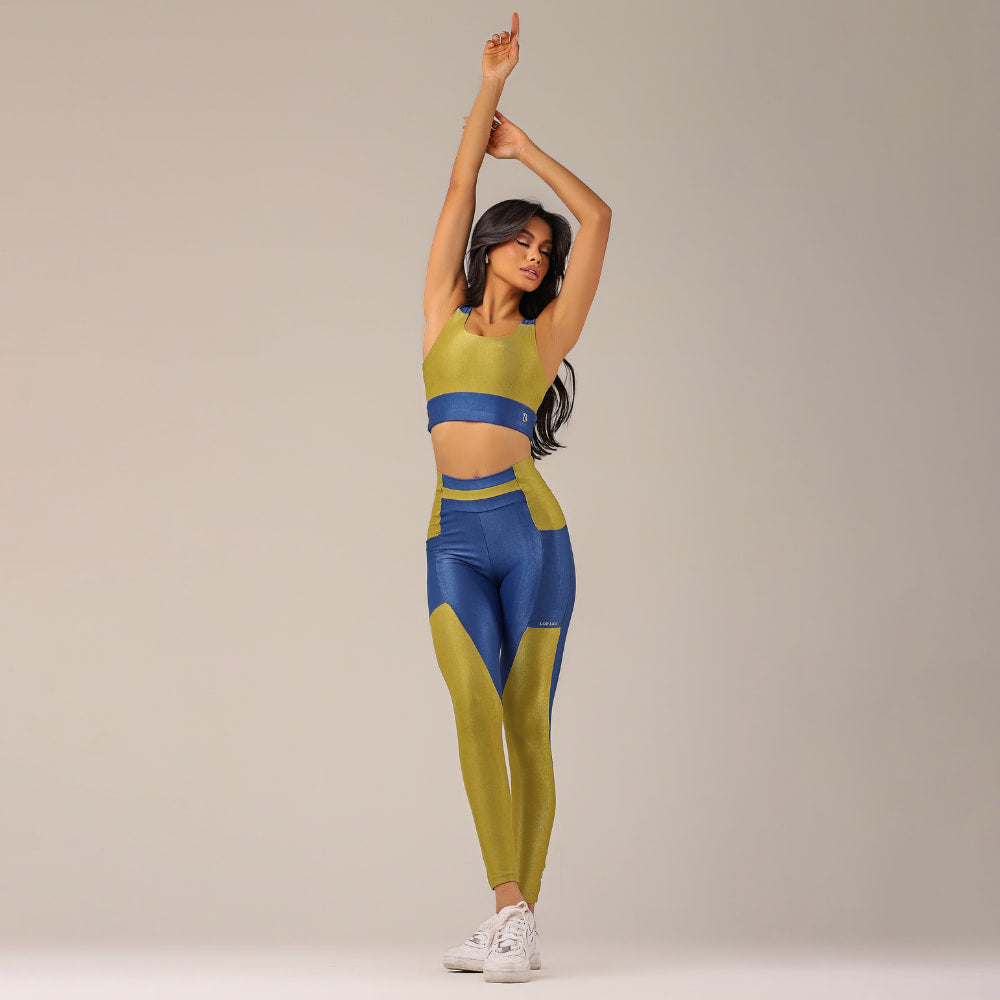 Conjunto Fitness Feminino Movimento Verde - LP30