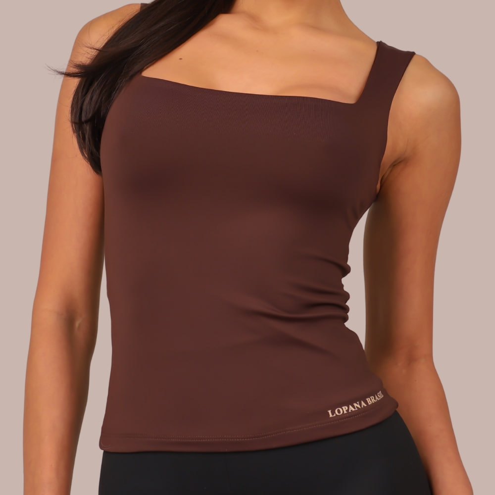 Regata Fitness Feminina Premium Coffee Lopana - LP113