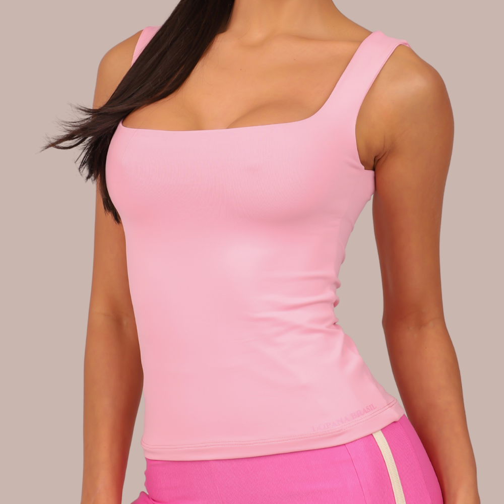 Regata Fitness Feminina Premium Rosa Lopana - LP82