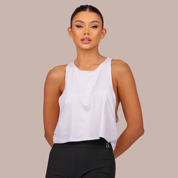Regata Fitness Feminina Sol Branco Lopana - LP81