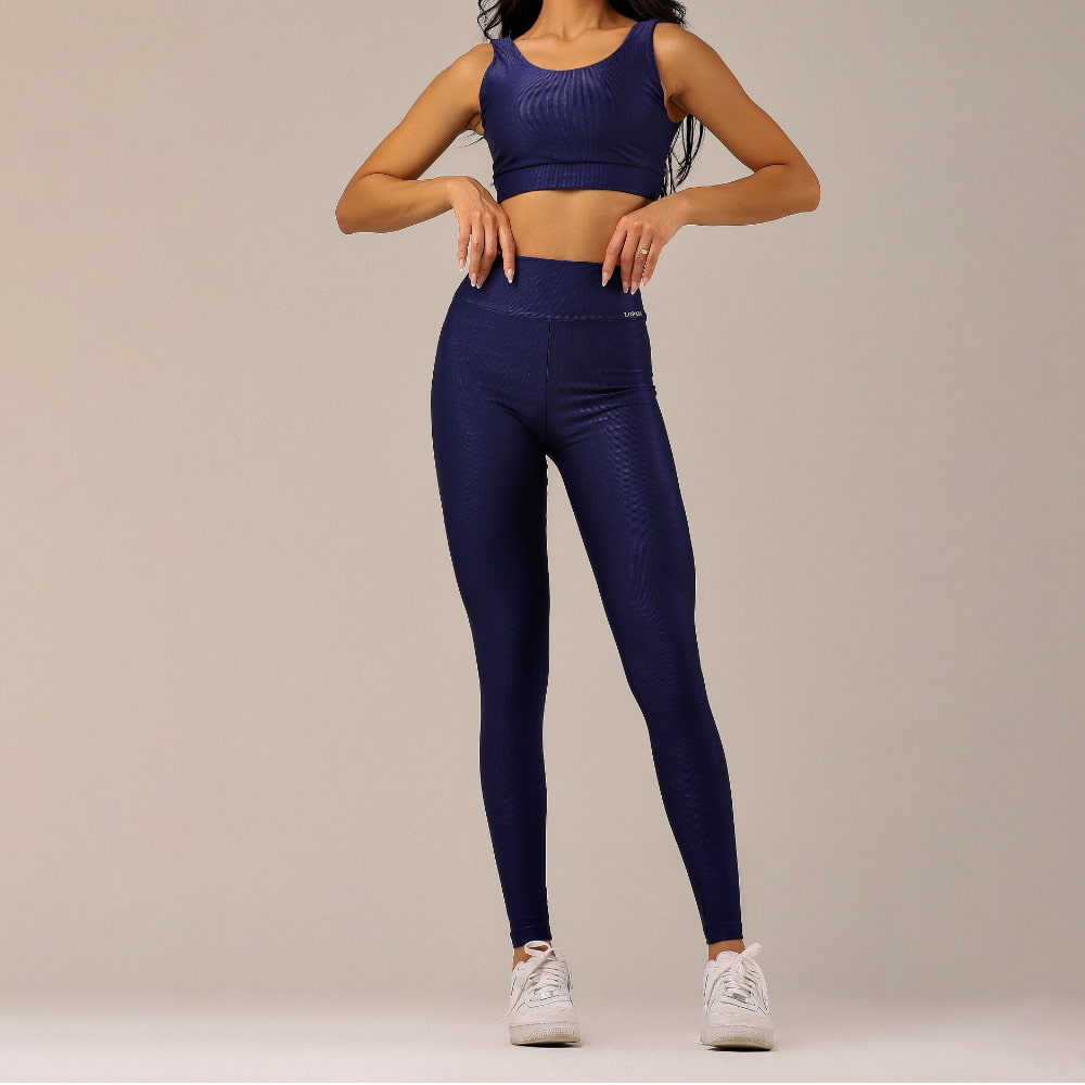 Conjunto Fitness Feminino Skin Azul Royal - LP27