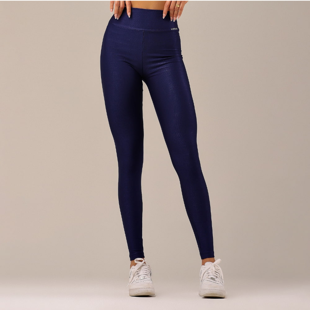Calça Legging Fitness Feminina Skin Azul Royal - LP01