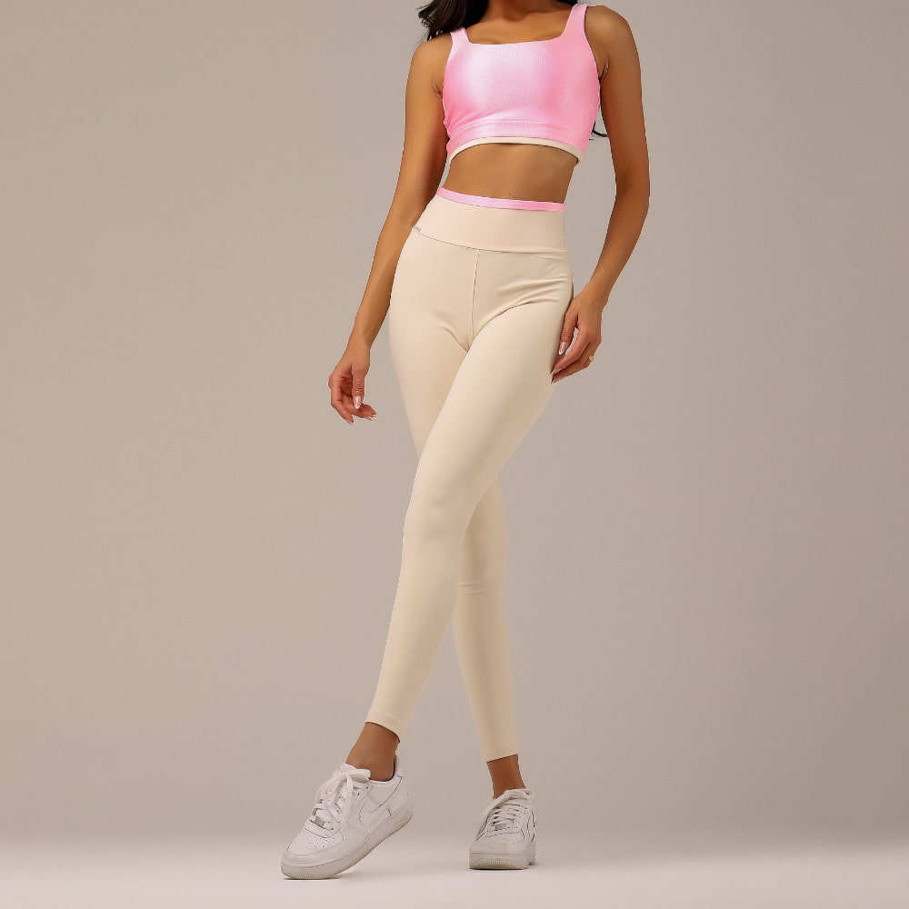 Conjunto Fitness Feminino Soft Rosa - LP18