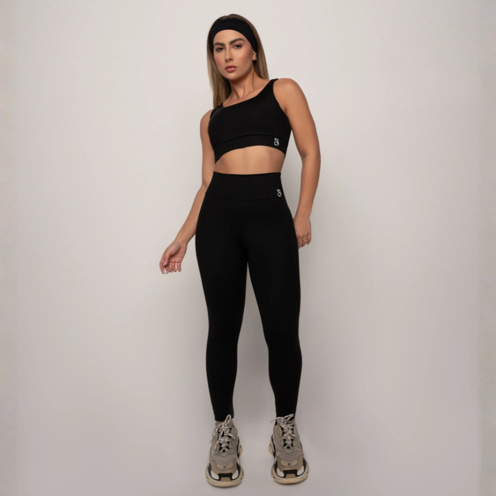 Calça Fitness Feminina Aurora Preto Lopana - LP135