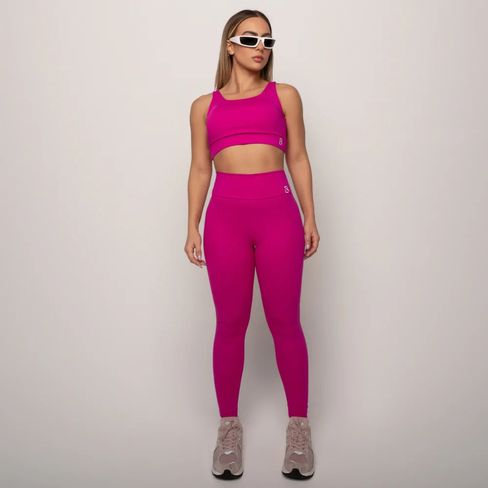 Calça Fitness Feminina Aurora Rosa Lopana - LP137