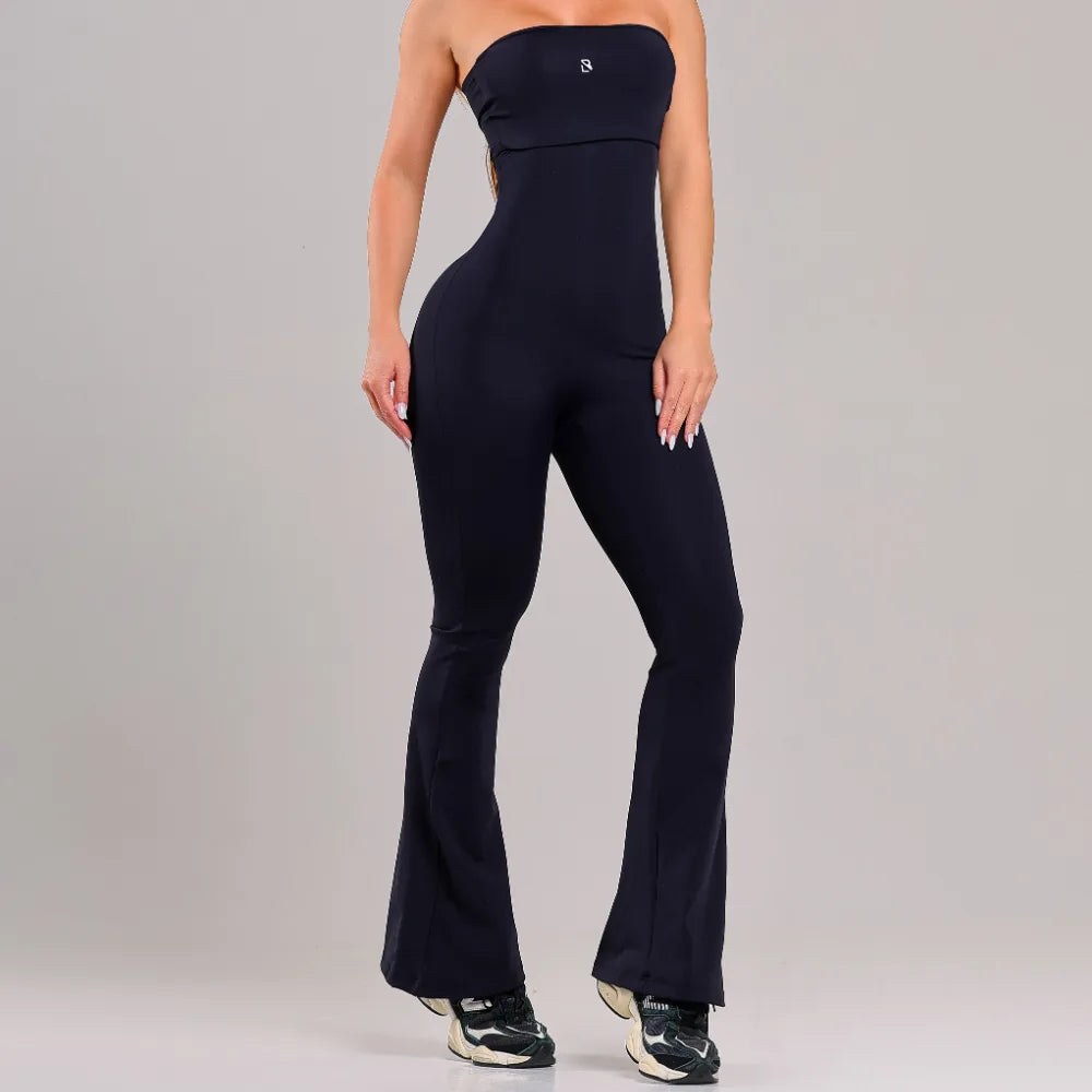 Macacão Preto Íris Lopana - LP149